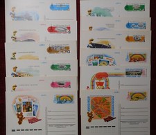 OLYMPIC - SPORT 12 x POSTCARDS / RUSSIA - MOSCOW / 1980