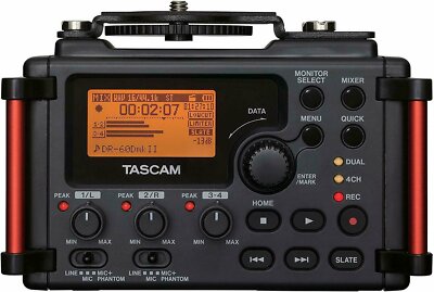 TASCAM DR-60DMKII Portable Recorder Designed for DSLR Filmmakers