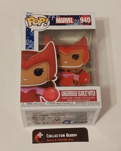 Funko Pop! Marvel 940 Holiday Gingerbread Scarlet Witch Pop FU57129