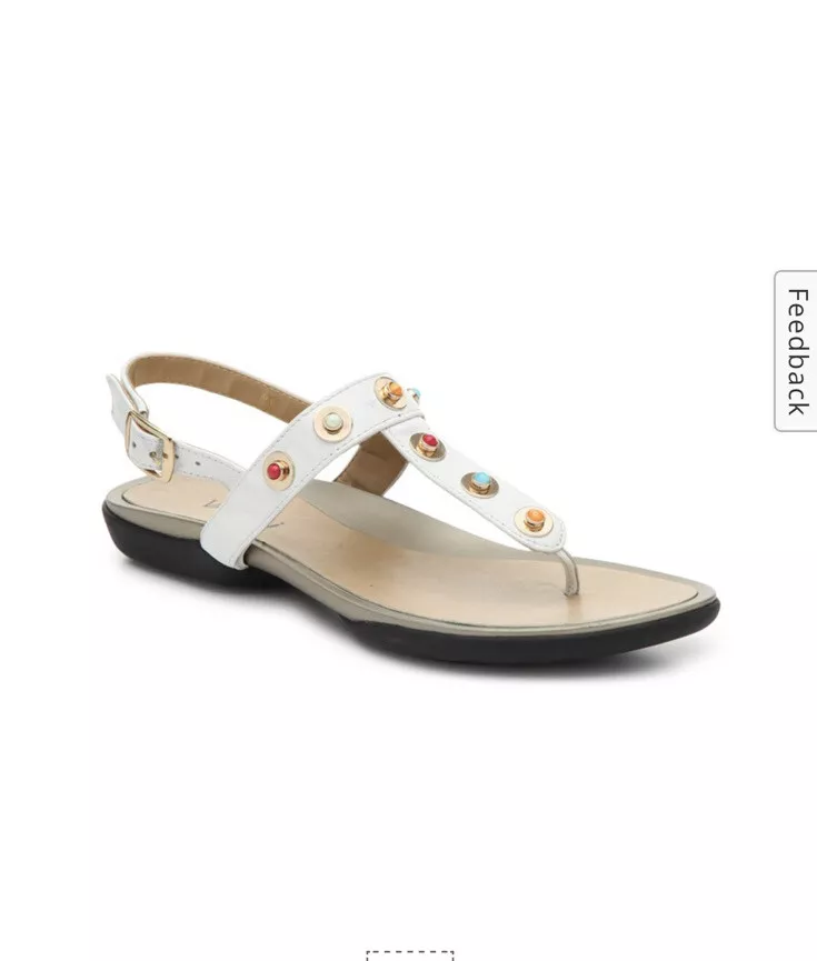 Vaneli white sandals discount