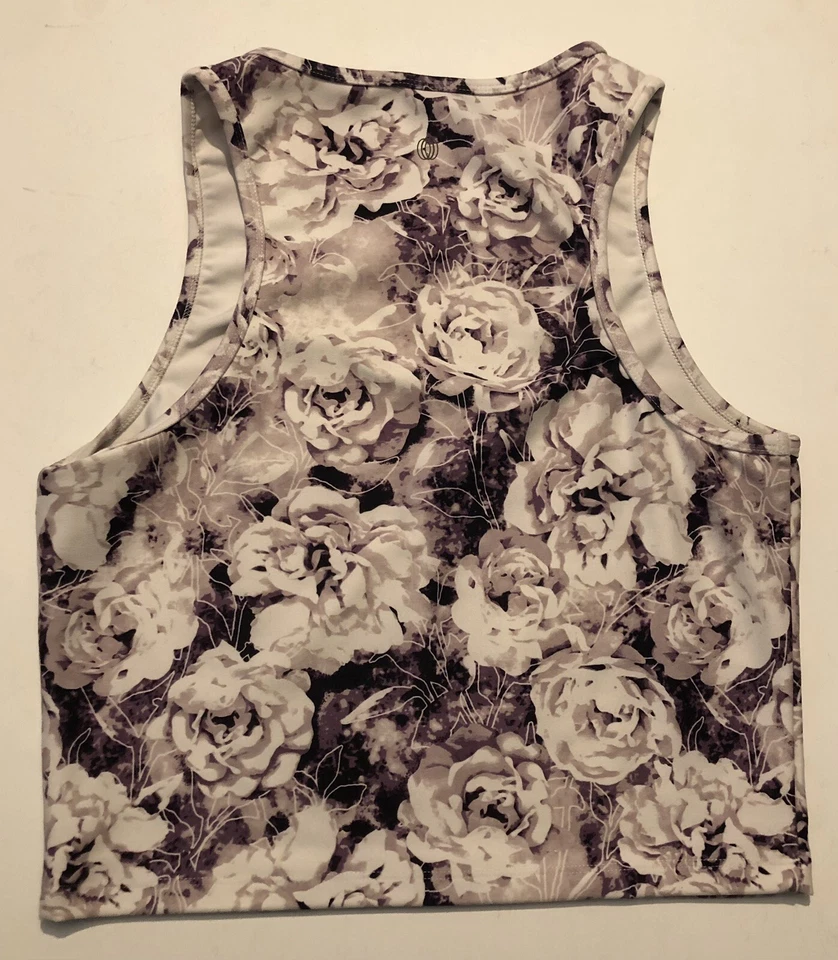 Camiseta sin mangas recortada para gimnasio talla M Balance Collection para mujer G2D20 Foto 2 de 4