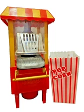 Mini Popcorn Machine Maker Popper with Cart, Vintage