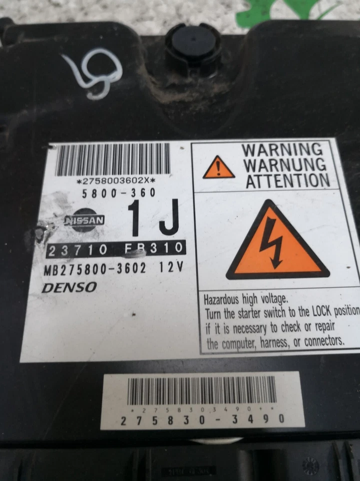 23710EB310 Kit centralina motore per NISSAN NP300 NAVARA 2.5 DCI 4WD 2004 - Immagine 4 di 4