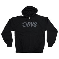 Dvs Action Embroidery Zip Up Black/grey 001 Men's Sweatshirt Sz. S M L Dvs Action Embroidery Zip Up Black/grey 001 Men's Sweatshirt Sz. S M L