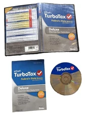 Intuit Turbotax Deluxe 2013 Federal Returns Plus E-File Turbo Tax PC/MAC