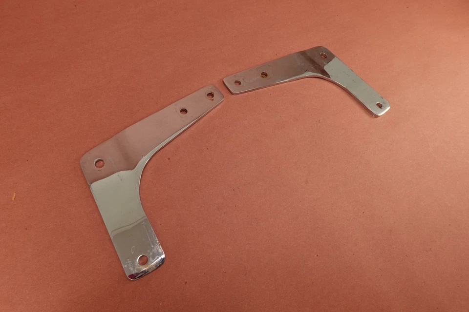 2000-2007 Honda Shadow Sabre VT1100 VT1100C2 Chrome Sissy Bar Backrest Supports - Image 3 of 4