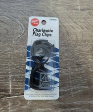 Taylor Made Products 57926 Charlevoix Flag Clip,Black. Attaches to 3/4" pole-New