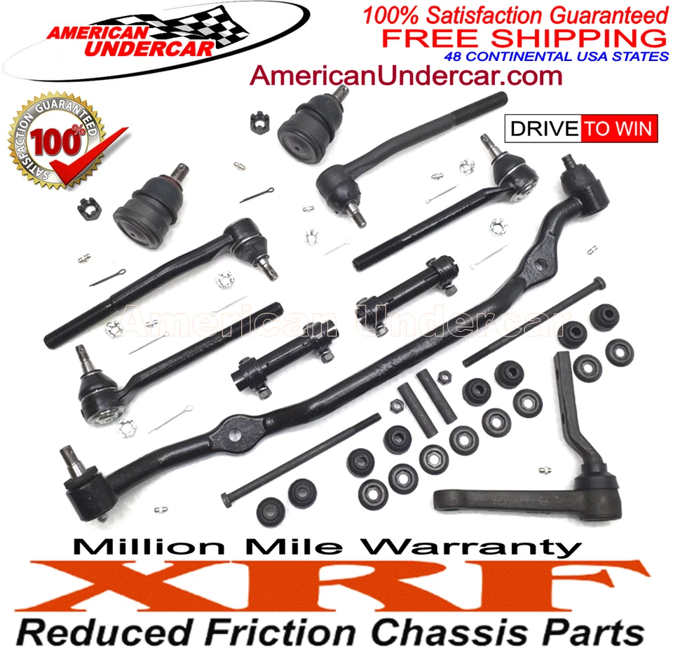 1982 - 1992 Chevrolet Camaro Pontiac Firebird XRF Ball Joint Tie Rod Link Kit - Image 2 of 4