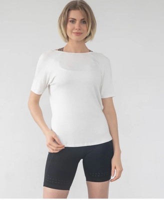 NWT Sweat And Milk Charlotte Versatile Nursing Wrap Short Sleeve Size Small ￼