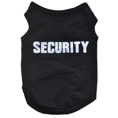 Pet Dog Clothes Dress T-Shirt Security Appeal  Cat Clothes Vest Bow Skirt