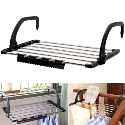 Stainless Steel Folding Clothes Towel Socks Drying Rack for