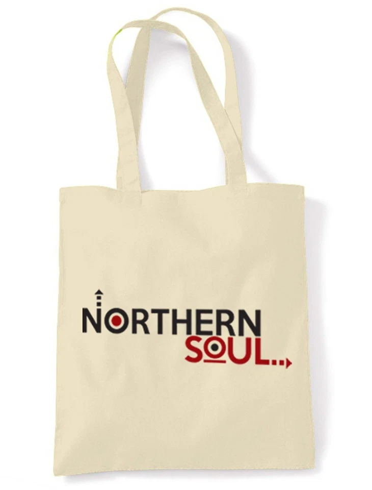 GUERILLA GRAPHICS NORTHERN SOUL LOGO SCHULTER \ BEUTELTASCHE - Keep The Faith Wigan Casino Motown