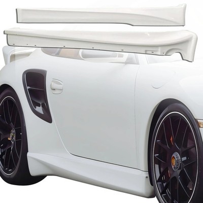 ModeloDrive FRP TART Turbo Wide Side Skirts (997) for 911 Porsche 05-12 modelod