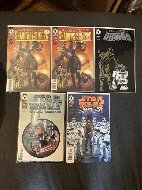 Star Wars Comic Lot Shadows of the Empire Mara Jade Last Command Dark Horse