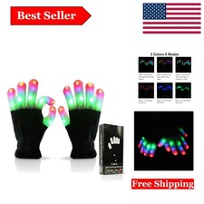 Brighten Up Nights: LED Light Up Gloves for Kids and Adults