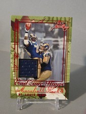Marshall Faulk 2004 Fleer Sweet Sig End Zone King Game Used Jersey Relic