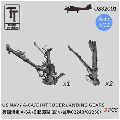 WULA MODELS US32001 1/32 US NAVY A-6A/E  Intruder Landing Gears For TR 02249