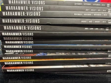 WARHAMMER: VISIONS magazines in great shape by Games Workshop