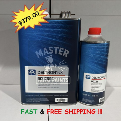 #ad DC2002 Ppg Deltron NXT 1 Gallon Clearcoat DCX61 1 Quart Kit FREE SHIPPING $379.00