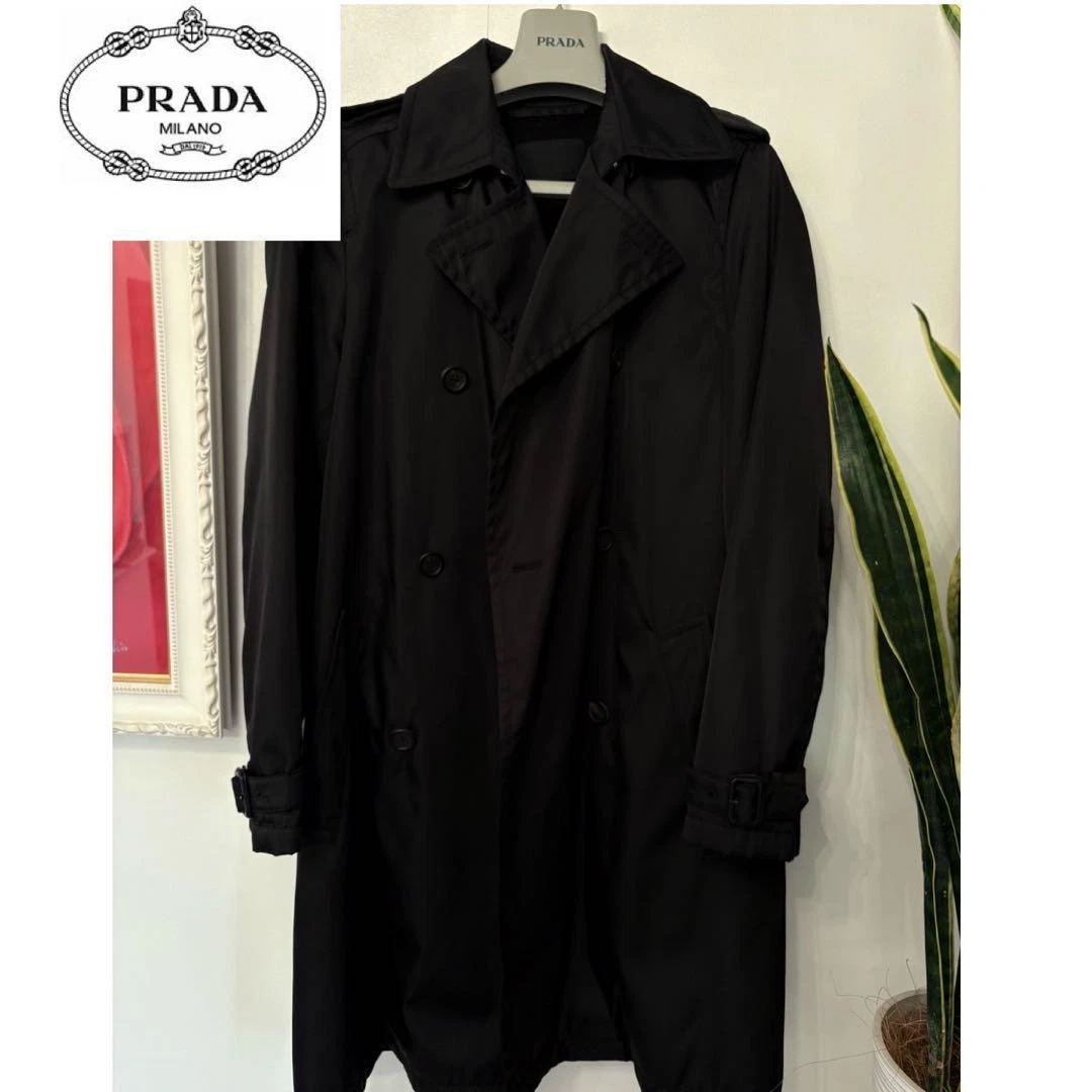 Prada Trench Cappotto Uomo Nylon