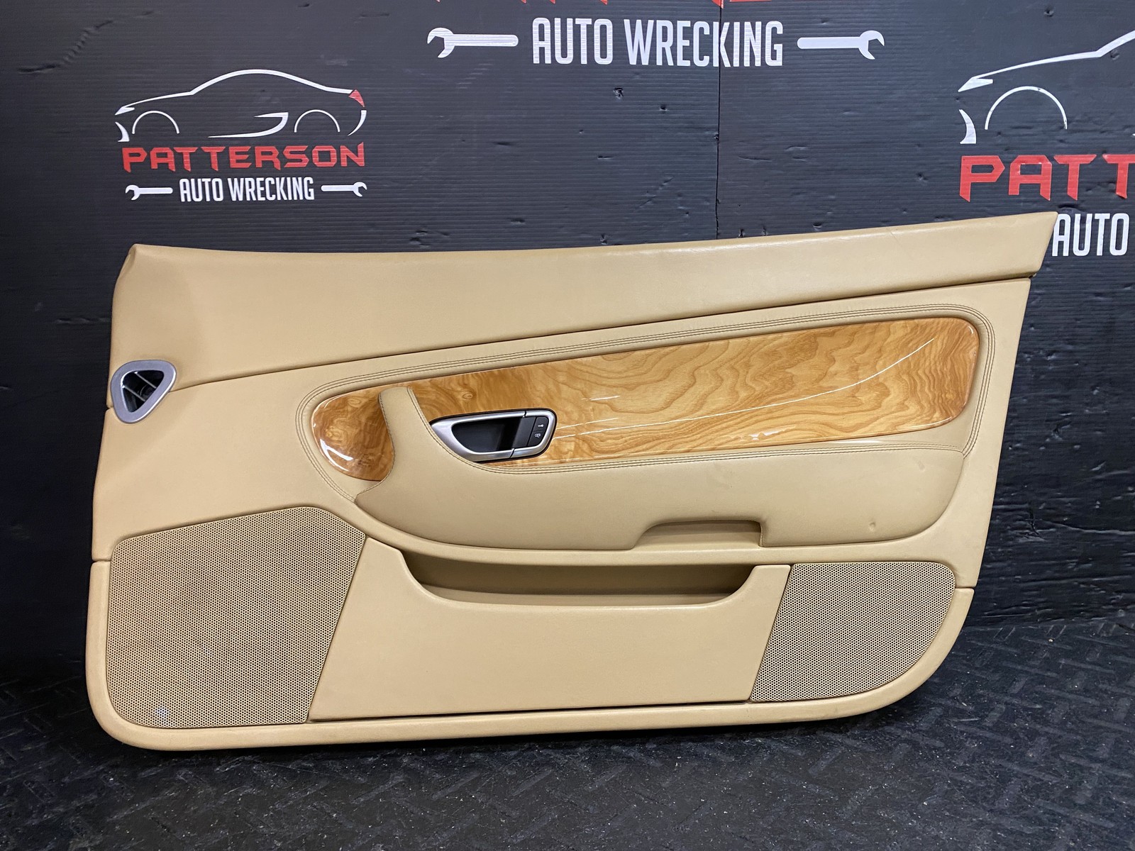 07-11 BENTLEY CONTINENTAL FRONT PASSENGER RH INTERIOR DOOR TRIM PANEL 3W3867214P