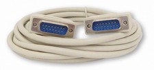 10 Foot DB15 15 Pin Serial Port Cable Male/Male Cord Data Transfer Adapter
