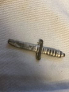Clue Vintage Knife Weapon Token 1960 Original Pieces Parts Dagger