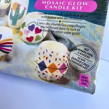 Candle Making Kit Candle Magic Mosaic Glow Candle Kit Distlefink Design USA