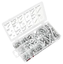 Performance Tool W5334 240 Piece Zinc Nuts & Bolts Assortm