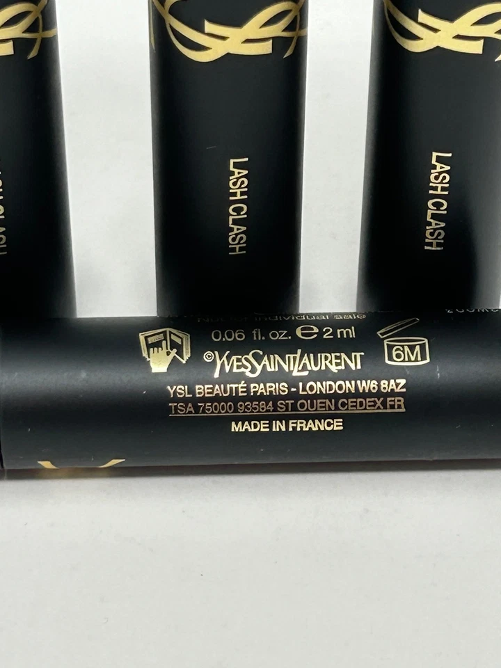 Máscara de pestañas 3 YSL Lash Clash Extreme Volume NEGRA 0,06 OZ NUEVA fresca a granel Foto 2 de 3