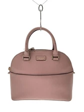Kate Spade York Leather Handbag Pink, Plain, Used