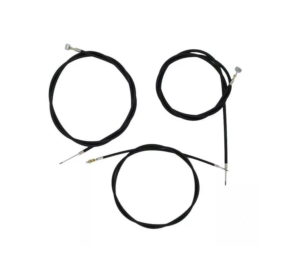 Kit de cable de embrague universal para motocicleta de 6 piezas + cable de freno + cable de acelerador Foto 3 de 4