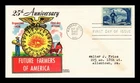 DR JIM STAMPS US COVER FUTURE FARMERS OF AMERICA 25TH ANNIVERSARY FDC FLUEGEL