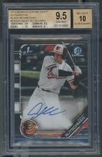 2019 Bowman Chrome Draft Adley Rutschman #CDA-AR Auto Black Refractors /75 BGS