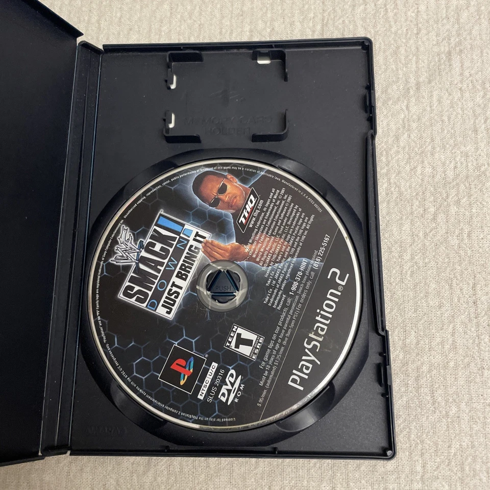 WWE SmackDown! Just Bring It (2002, Sony Playstation 2 PS2) CIB Complete - Image 3 of 4