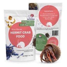 Blue Waves Hermit Crab Food   Marine Protein with Krill, Bloodworms  Sea Veg...