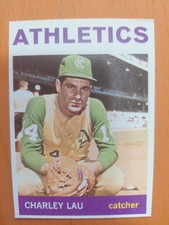 1964 Topps Charley Lau Baseball Card #229 - Kansas City Athletics
