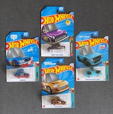 Hot Wheels TOONED, Lot of 4: Purple Passion, Mazda RX-3, Supra, LBWK Skyline