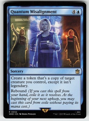 #ad Quantum Misalignment Universes Beyond: Doctor Who 52 R NM MTG $12.99
