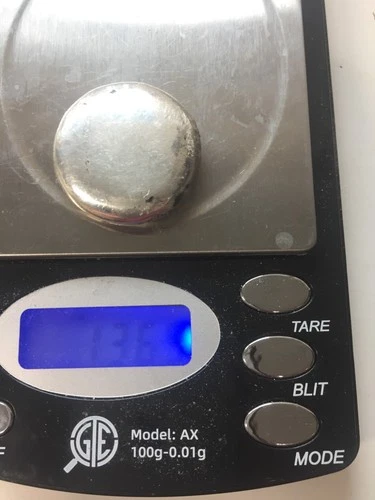 1.36 oz silver bullion round 925 tested