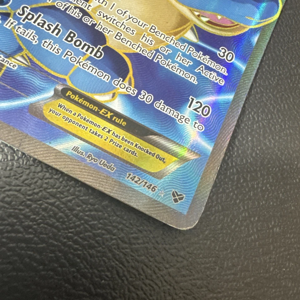 Pokémon TCG Blastoise EX Holo Ultra Rare Card 155/160 XY Base Set 2014 - Image 3 of 4