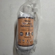 Natural Dog Company Wild Alaskan Salmon Oil Formula with Omega 3, Fish Oil, 32oz