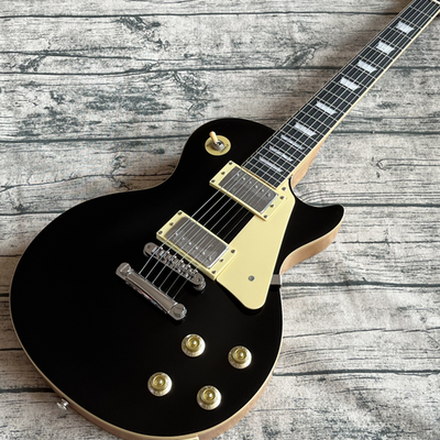 #ad Matte Black electric guitar natural back ABR bridge in stock free shipping $206.40