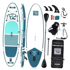 Inflatable Paddle Board with Premium SUP Board Accessories, Allround 10'6"-Blue