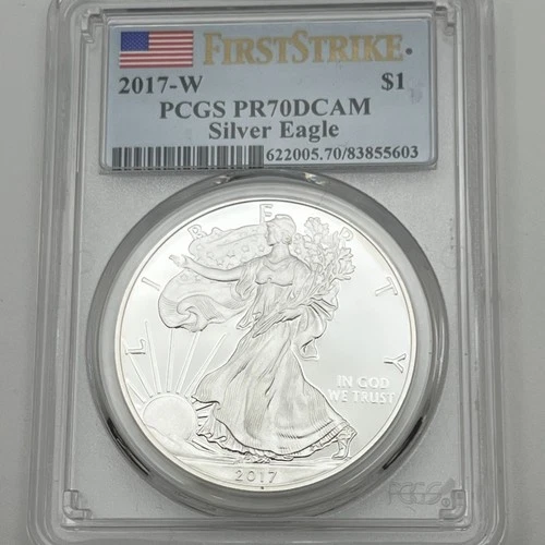 2017-W American Silver Eagle ASE PCGS PR70 DCAM West Point First Strike Proof