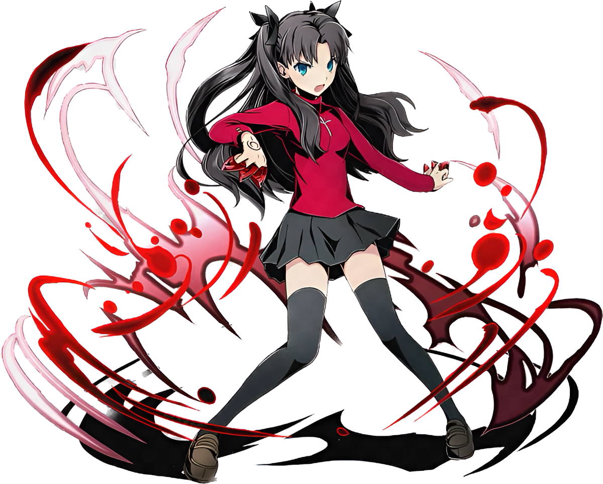 Fate/stay tune ステッカー　fate/staynight Rin Tohsaka Fate Stay/Night 07 Weatherproof Anime Sticker 6