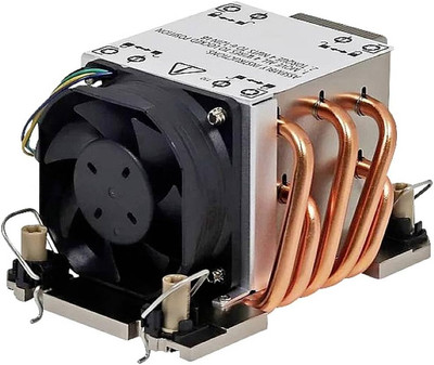 S5 2U Active Cooler with Aluminum Fin Stack and Heatpipes for FCLGA 4677 Socket