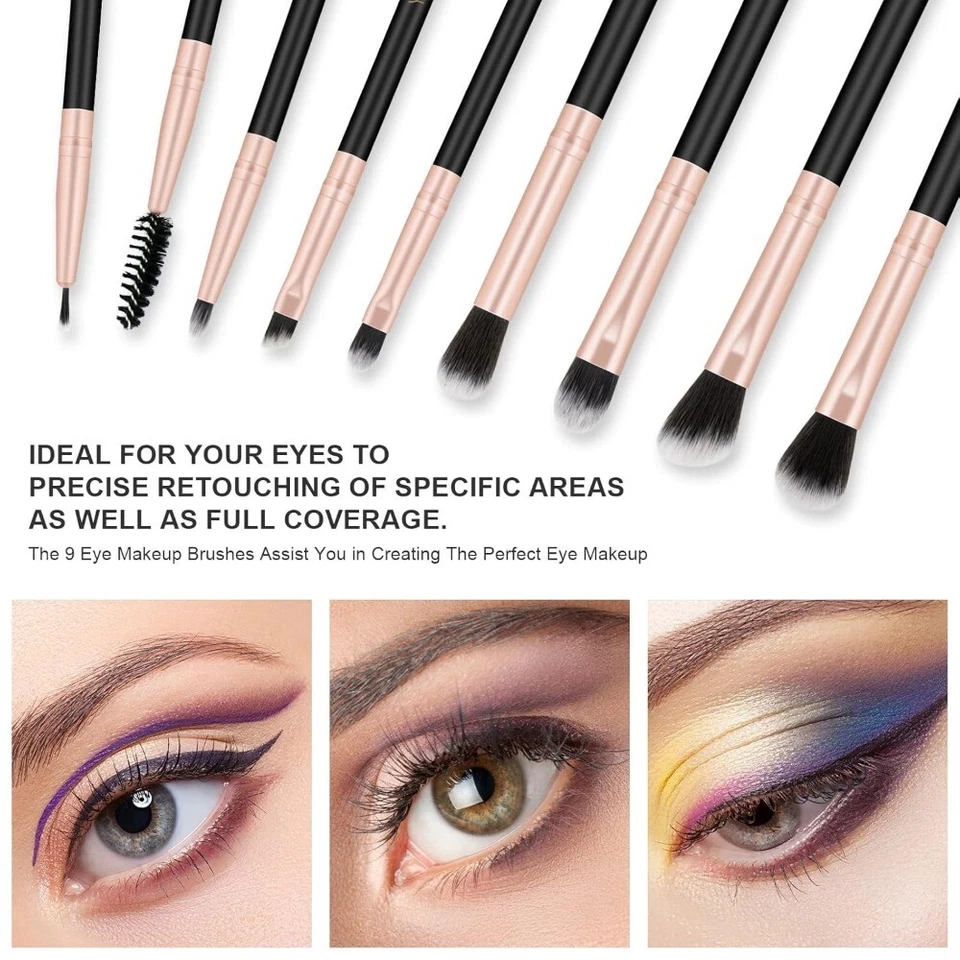 Juego de brochas de maquillaje 14/32 piezas base brochas cosméticas profesionales para maquillaje Foto 4 de 4