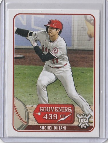 topps souvenirs shohei ohtani baseball card no bat