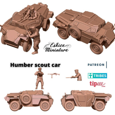 UK Humber Scout Car with Crew